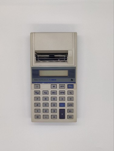 Vintage 1988 Texus Instruments TI-5005 II Printer Calculator 1986  - Picture 3 of 13