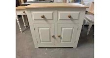 HAMPSHIRE PAINTED 2 DOOR SIDEBOARD- IVORY- BESPOKE SIZES & COLOURS AVAILABLE