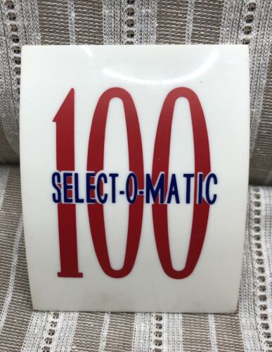 Seeburg Select-o-matic 100 45 Jukebox Mechanism Cover Insert - 第 1/4 張圖片