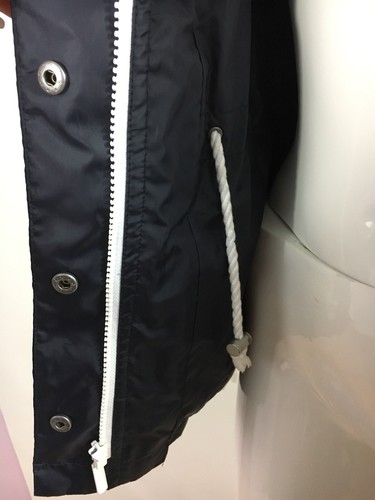 Brooks Brothers Womens 2 hooded utility Windbreaker Zip Up Jacket Drawstring - Picture 5 of 11