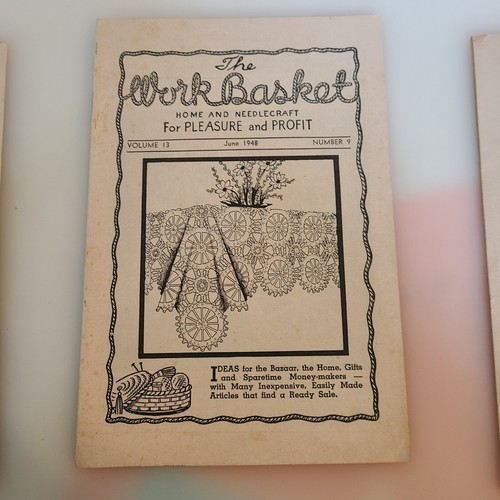 MultiList - Vintage 1940/50er Der Arbeitskorb Zuhause & Nadelbau für Vergnügen & Profit - Bild 13 von 64