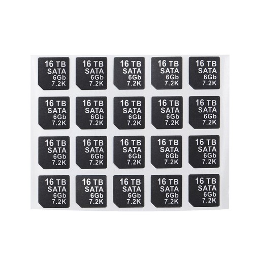 20PCS Capacity Stickers Labels FOR DELL DXD9H X7K8W 14gen Hard Disk Tray Caddy - Bild 46 von 171