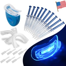 Teeth Whitening Dental Bleaching System Oral Gel Kit Tooth Whitener FDA CE