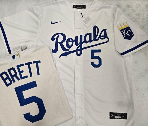 40401 Kansas City Royals WITT JR BRETT BO JACKSON 100% REAL JERSEY WHT NWT - Picture 2 of 16