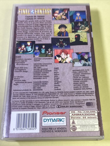 FINAL FANTASY VHS VIDEO 2 -  - VIDEO CASSETTA - Picture 3 of 3