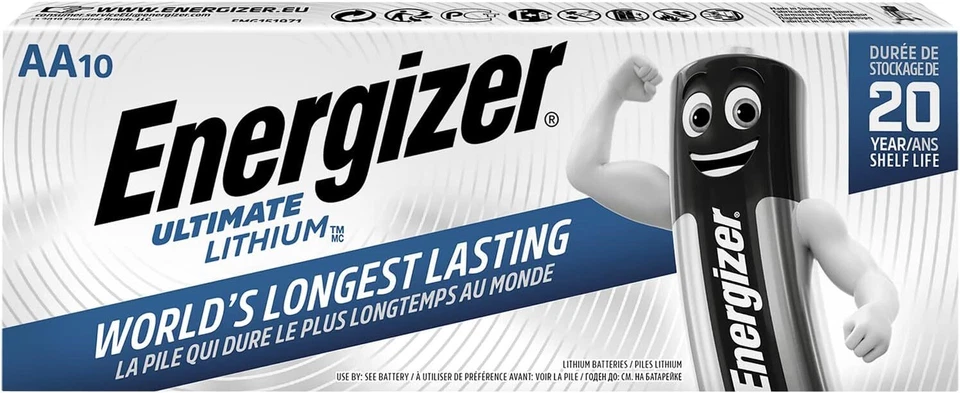 Energizer Ultimate Lithium AA Mignon L91 Batterie 1,5V 3000mAh ++ MHD 2049 ++ - Bild 3 von 4