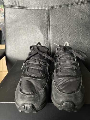 Nike Waffle Debut Triple Black Mens UK Size 6 Trainers DH9522-002 - Picture 3 of 7