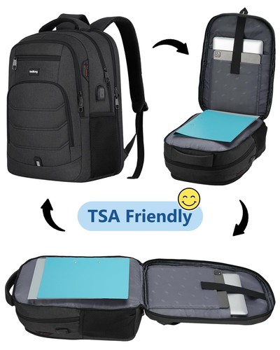 Laptop Backpack Men School Backpacks for Teen Boys Business Travel Anti Theft... - Picture 3 of 7