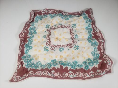 Ladies Handkerchiefs Hankies Set Of 3 Floral Patterns Vintage - Picture 3 of 7