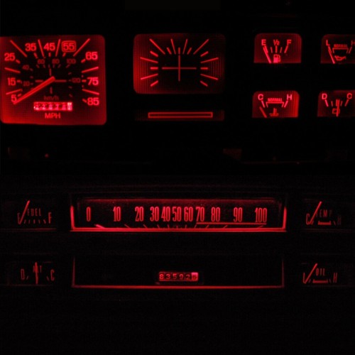 Gauge Cluster LED Dashboard Bulbs Red For Ford 1970-1972 F100 F250 F350 Truck - Picture 6 of 8