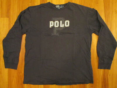 Vtg Polo Ralph Lauren L Ski Club Men TShirt Sailing Nautica 92 Competition