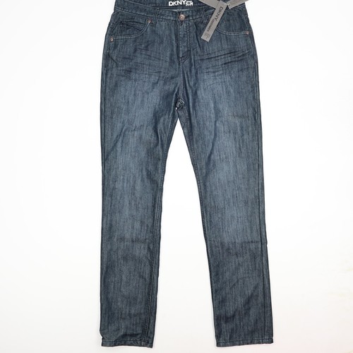 NEW DKNY Greenwich Jeans Slim Stretch Size 20 31x31 Dark Wash Blue NWT