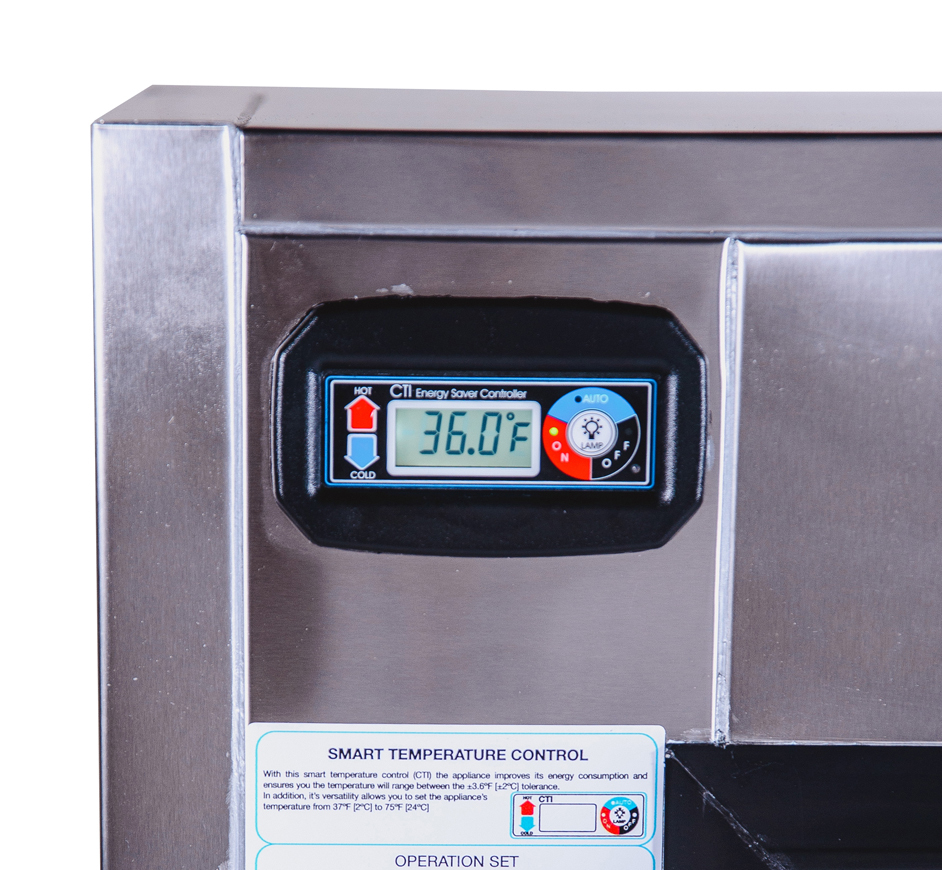 NEW 74" Refrigerated Display Case NSF Torrey ProKold DDC80SS Bakery