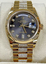 Rolex Day-Date 36mm 18kt Yellow Gold with Diamond Set President Bracelet
