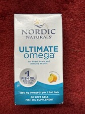 Nordic Naturals Ultimate Omega 1280mg 60 Soft gels Exp 5/27