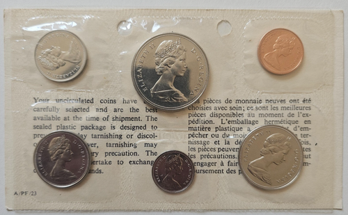 1971 CANADA 6 COIN PROOF-LIKE SET (#8144) - Picture 2 of 2