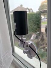 Ring Camera Mount Stick up camera window mount long arm with suction cup White