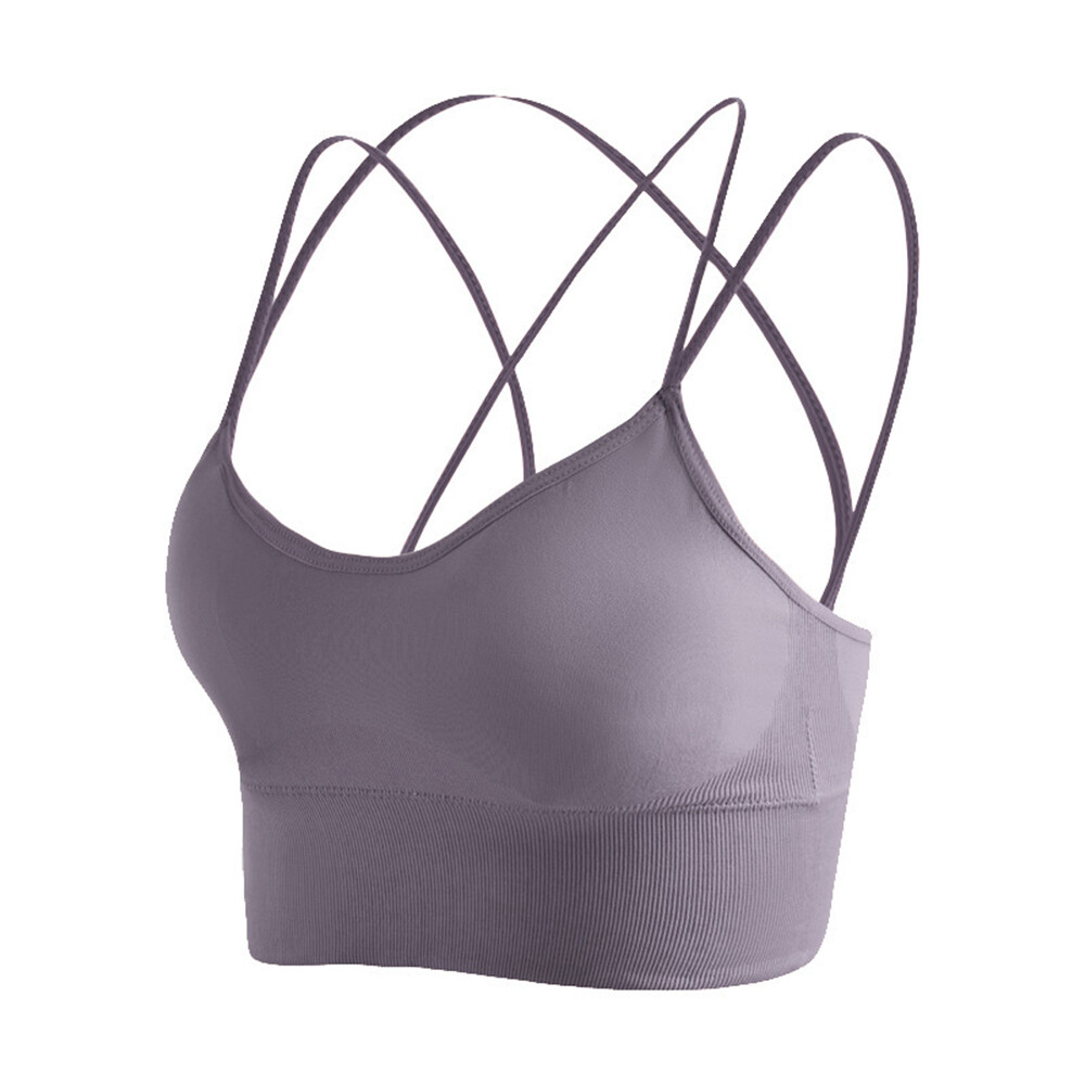 Women's Tank Top Underwear Beauty Back Yoga Bra Sports Bra Strappy Gym Cross