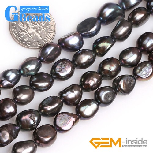 Pink White Purple Freshwater Pearl Rice Beads Jewelry Making 15" 5-6x6-8mm - Picture 106 of 183