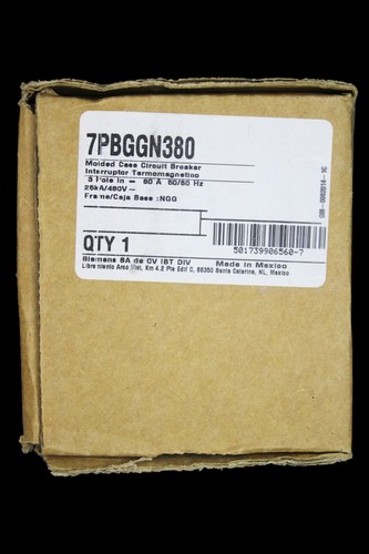 CRABTREE 80 AMP 25kA TRIPLE POLE MCCB 7PBGGN380 - Picture 7 of 7