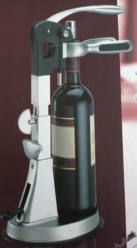 KORKENZIEHER "FLEXI CORKSCREW"++Geschenkpackung++Profi++gut. Zust.+Tisch u. Hand - Bild 4 von 4