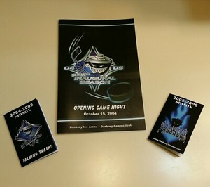 Danbury Trashers PACKAGE: Inaugural Opening Night Program AND 2 Pocket Schedules