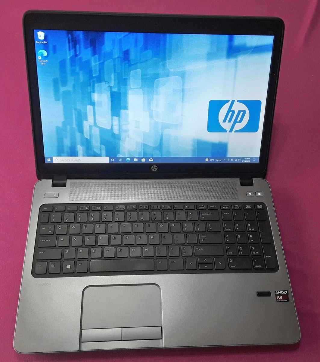 HP Probook 455 G1 Laptop AMD Quad A8-5550m 2.1-3.1Ghz 8GB 256GB.