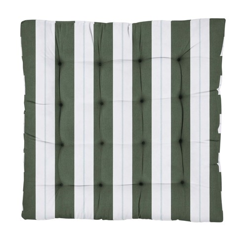 Sorra Home Outdoor Tufted Floor Pillow Single 40 in D x 40 in W x 5 in H - Picture 22 of 54