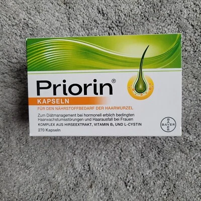 Priorin 270 Capsules Made in Germany Original Pack, Uk stock fast deliv