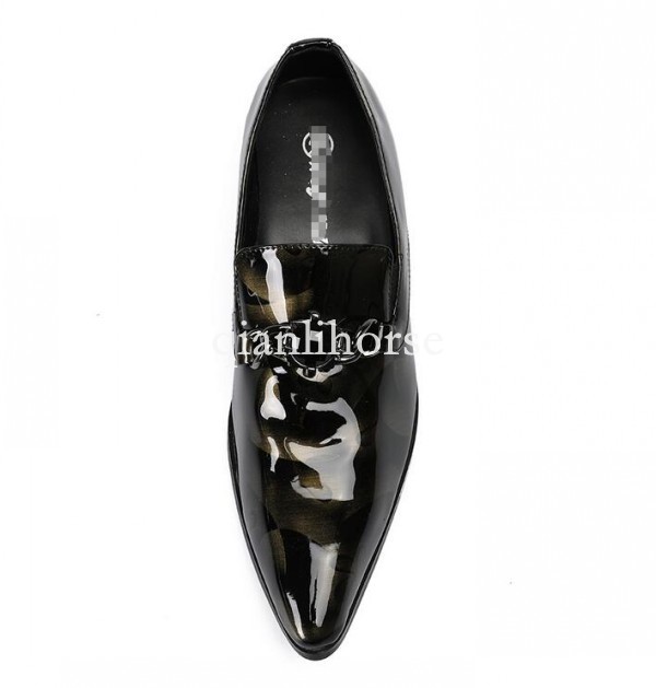 Zapatos Peluquería de charol para hombre Peluquería Zapatos club nocturno de vestir Zapatos cadena Puntera Puntiaguda Nuevo 1bbd3a Zapatos Peluquería de charol para hombre Peluquería Zapatos club nocturno de vestir Zapatos cadena Puntera Puntiaguda Nuevo 1bbd3a