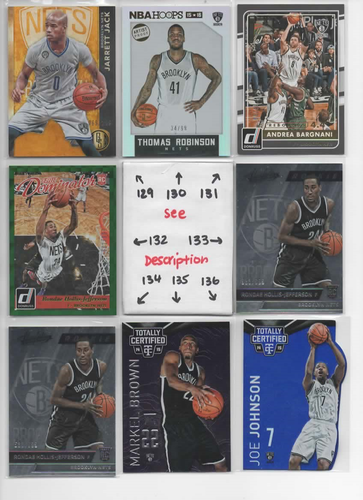 NEW  Brooklyn Nets U-PICK  Serial #'d JERSEY AUTO Rookies DURANT IRVING SIMMONS - Picture 144 of 229