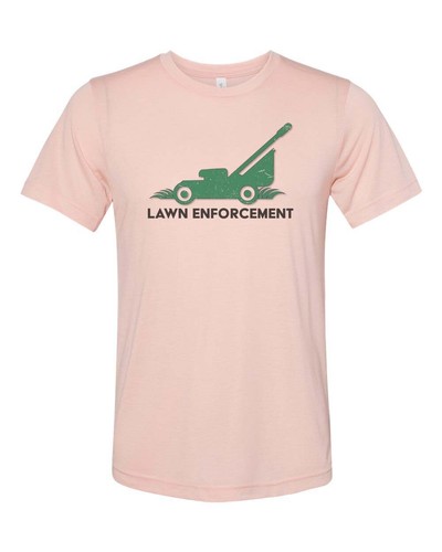 LAWN MOWING T SHIRT, Lawn Enforcement, SUBLIMATION TEE , GIFT FOR HIM, MOWING T - Picture 12 of 15