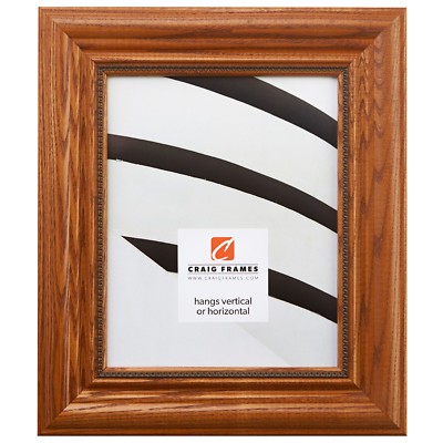 Craig Frames Colonial Ornate, 2.2'' Honey Brown Hardwood Picture Frame