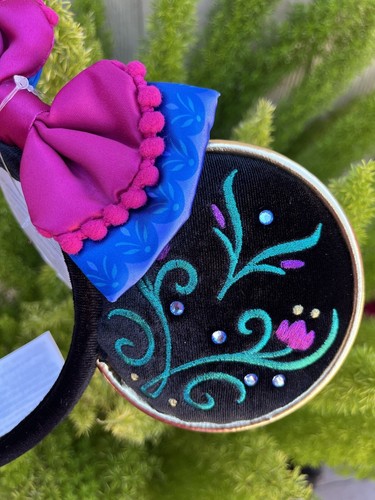 Disney Parks Frozen - Anna Minnie Mouse Ears Headband - Picture 3 of 5