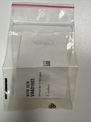 Tuercas plateadas para anteojos Cartier ECROU ACABADO PLATINO 1 par - Imagen 3 de 4