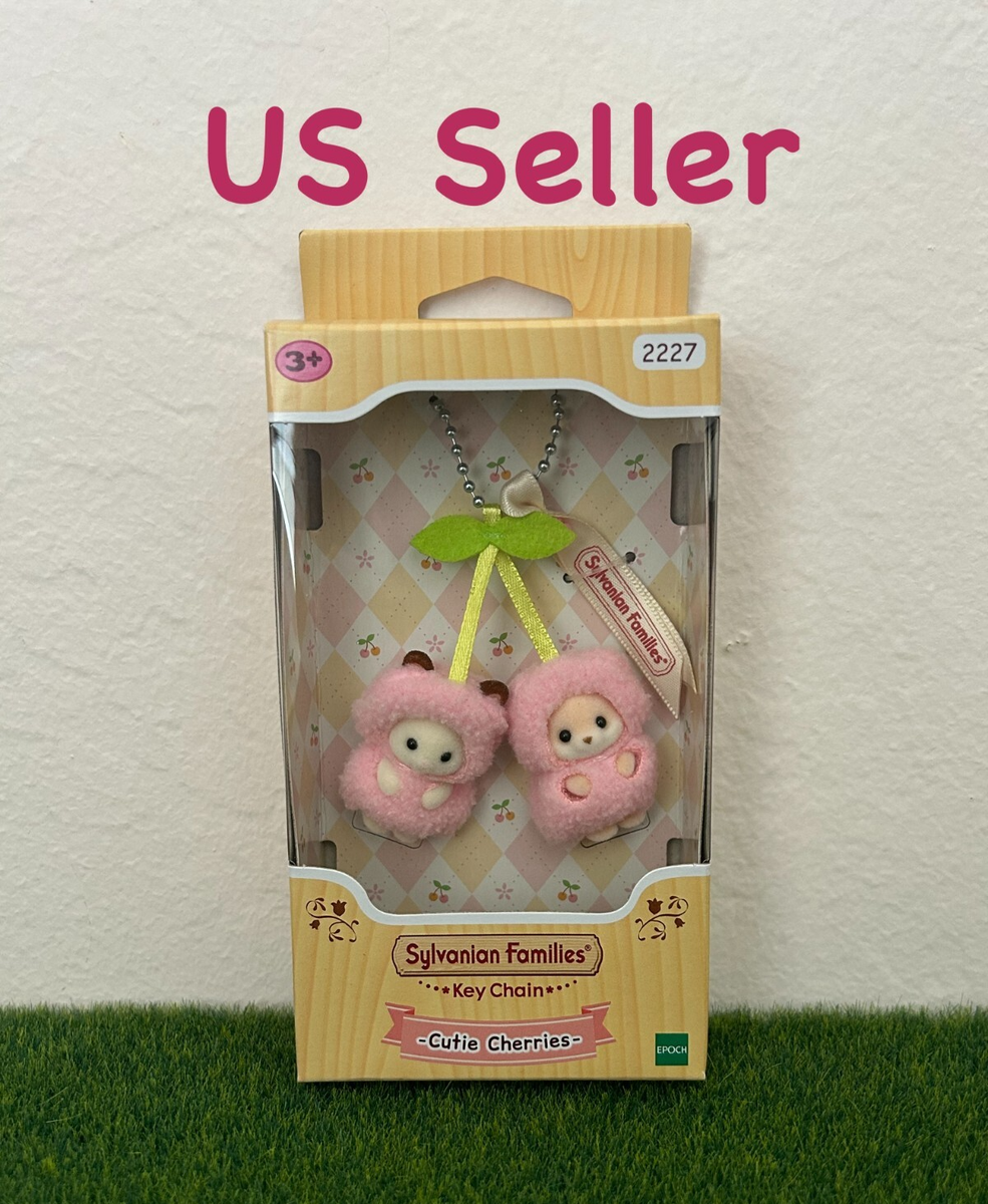 Sylvanian Families Cherry Twin Cutie Cherries Keychain LIMITED