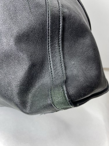 Alexander McQueen in pelle de mante shopper grande borsa tote nera autenticata - Foto 11 di 18