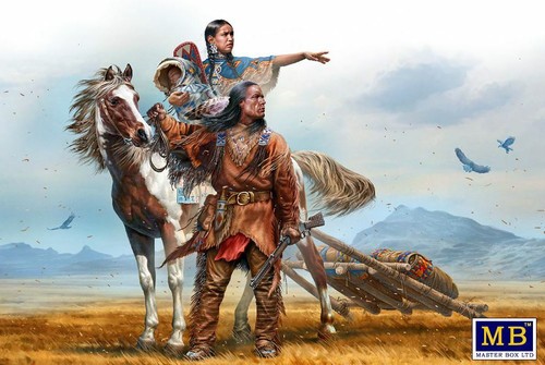 Master Box 35189 - 1/35 - Indian Wars Series. On the Great Plains Model Kit - 第 1/12 張圖片