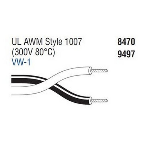 BELDEN Speaker Cable Unit:1m(3.28ft) 2-Core D:5.33mm AWG16 9497# - Picture 3 of 3
