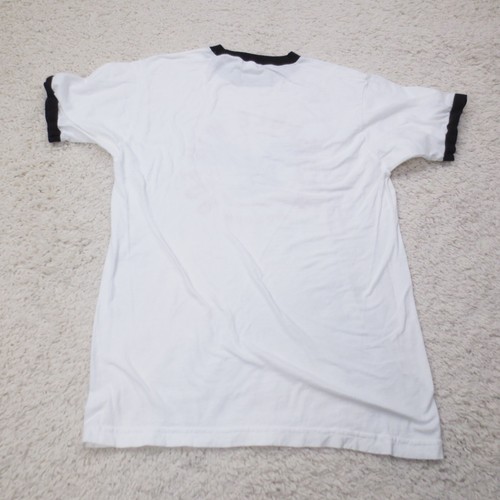 Auburn Tigers Shirt Mens Medium White Ware Eagle Ringer Football Scarlett Gold - Picture 3 of 6