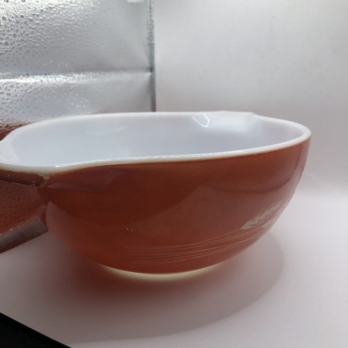 Pyrex Cinderella Bowl Sunburst Orange Color 1 1/2 qt. 442 T.M.32 Made - USA 1968 - Picture 5 of 10