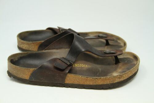 Sandalias Birkenstock 270 Granada Cuero Marrón EU 42 EE. UU. Hombre 9/Mujer 11 - Imagen 3 de 12