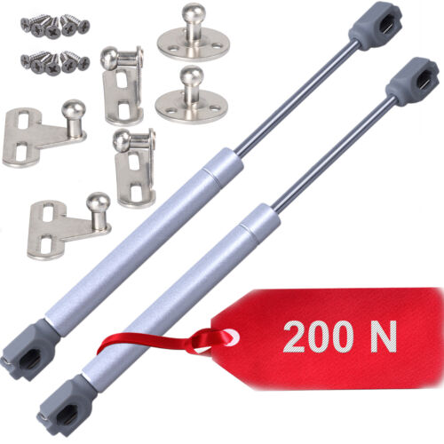 Gasdruckfeder universal Gasfeder Dämpfer Kompressionsfeder Klappenbeschlag 200N - Bild 14 von 14