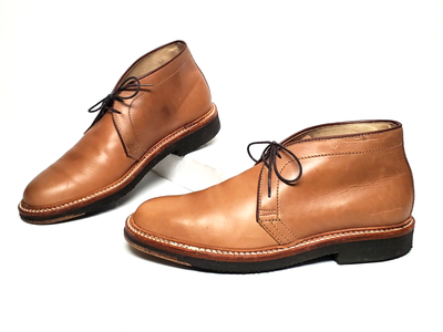 ALDEN 13789 Natural Chromexel Chukka Boots Men display picture 3