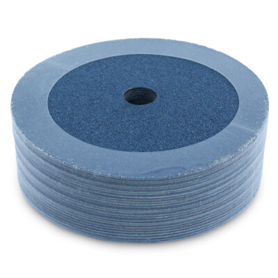 200 Pack - 7'' Zirconia Resin Fiber Disc 24 Grit 7 inch Grinding & Sanding Discs