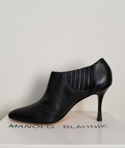 MANOLO BLAHNIK LIVREA STIVALETTI CLASSICI ELEGANTI EU 41 I LOVE SCARPE 90 MM - Foto 5 di 8