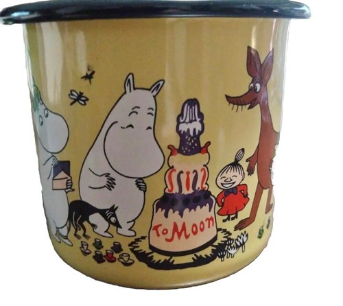 Muurla Mumin Emaille Becher Set 3tlg verschiedene So/Dates 70th Anniversary Preluvd & Neu - Bild 2 von 20