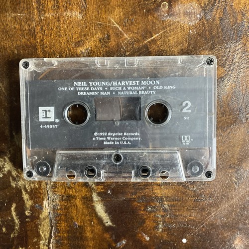 NEIL YOUNG -Harvest Moon - Cassette Oct-1992 Reprise) - Picture 7 of 7