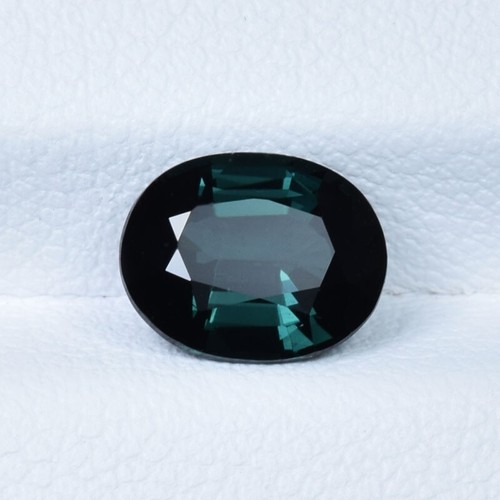 1.75 ct BEST GRADE DEEP BLUE GREEN / NATURAL TOURMALINE - Oval Gems Video !!