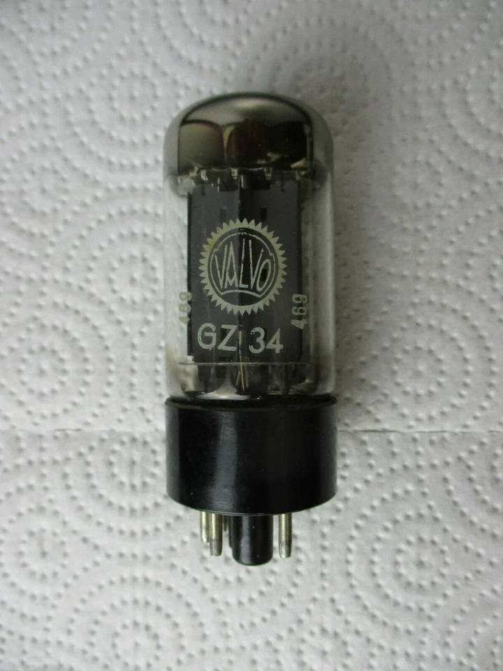 Valvo GZ34, (469), Gleichrichter Röhren aus alter Produktion, guter Zustand - Bild 1 von 4